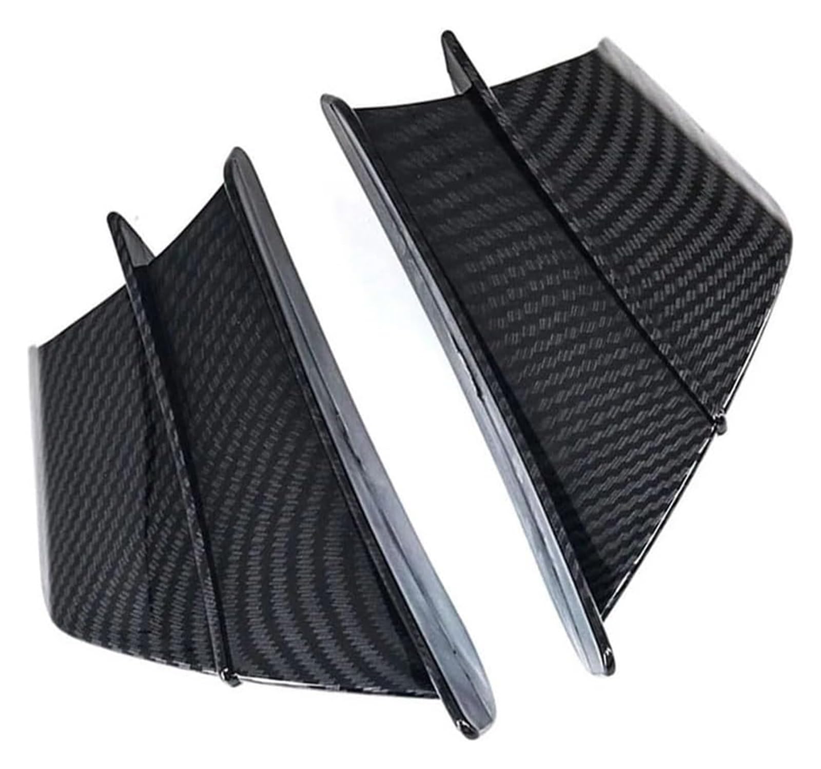 CXXSW [Replacement] Motorrad-Spoiler-Winglets, for Suzuki, for Hayabusa, GSXR1000, GSXR750, GSXR600, GSX250R, GSXR125, Moto Front Side Winglet Aerodynamischer Flügelspoiler, for GSXR 600 750 1000 von CXXSW