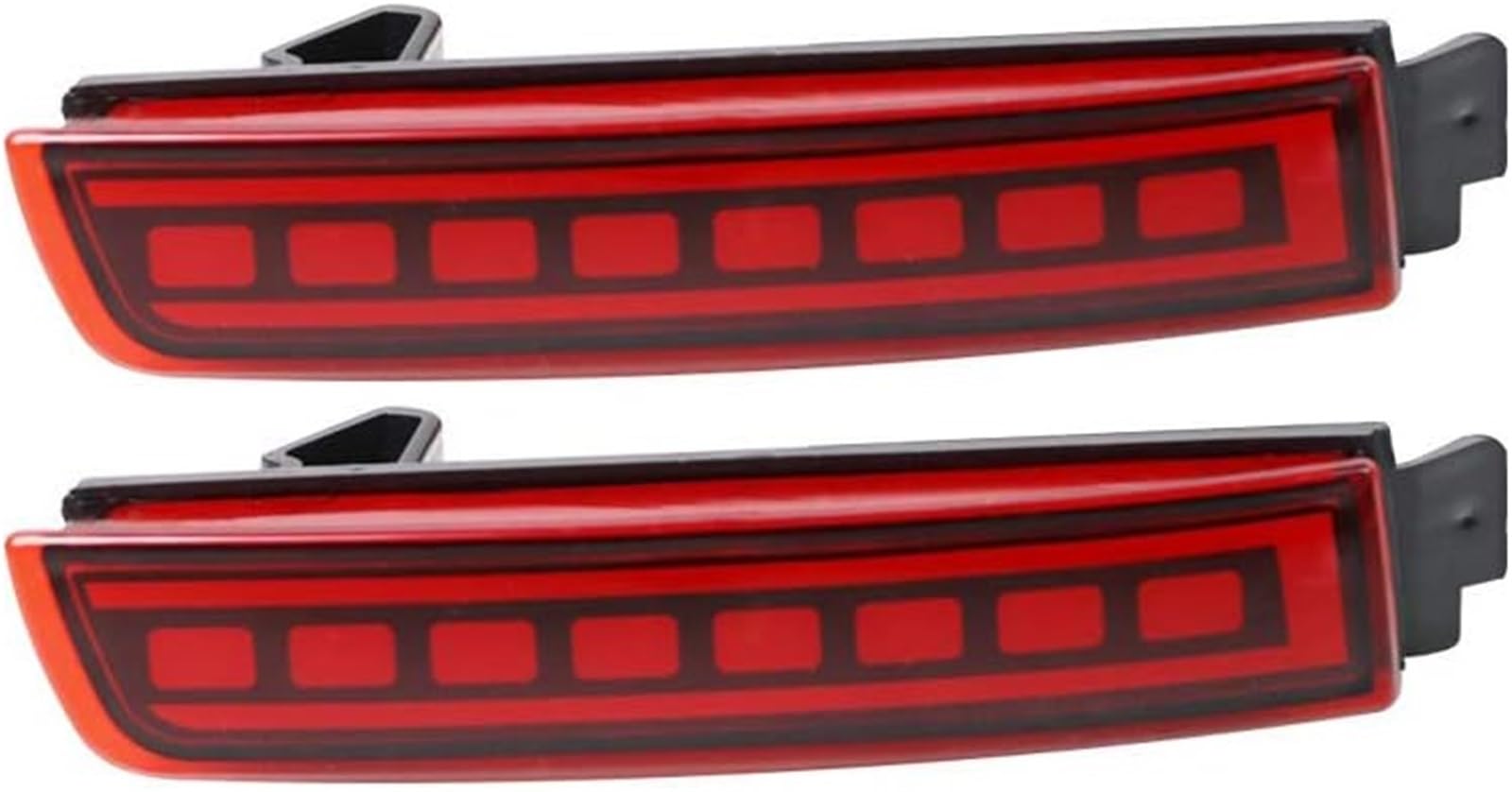 CXXSW [Replacement] Rücklichter Bremsleuchte, Autostoßstangenreflektorlampen Rücklichtbaugruppen 2 Stück/Satz, for Nissan, for Sentra, 2013-2019-Gittertyp von CXXSW