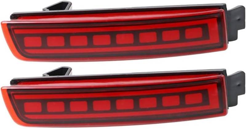 CXXSW [Replacement] Rücklichter Bremsleuchte, Autostoßstangenreflektorlampen Rücklichtbaugruppen 2 Stück/Satz, for Nissan, for Sentra, 2013-2019-Gittertyp von CXXSW