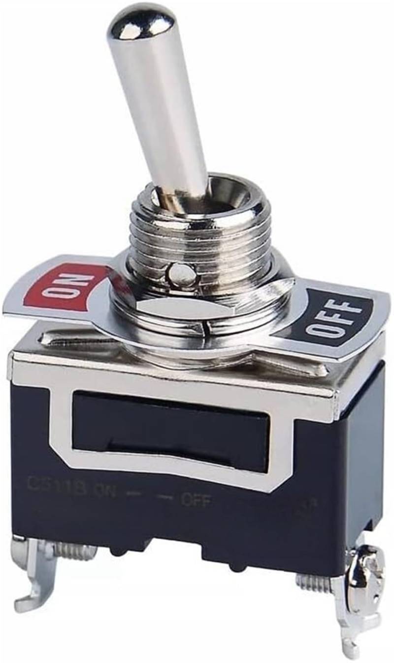 CXXSW [Replacement] Schalter 15 A 250 VAC, 2 Stifte, EIN-Aus, einpolig, Umschalter, for C511B, selbstverriegelnd for C5R11B, Federrückstellung-C511b von CXXSW
