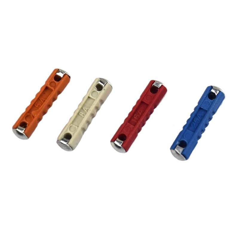 CXXSW [Replacement] Sicherungen 50 Stück/Set, 5 A, 8 A, 16 A, 25 A Oldtimer-Sicherungsset, Keramik-Autosicherungskugel, Automobil for europäische Sicherungen von CXXSW