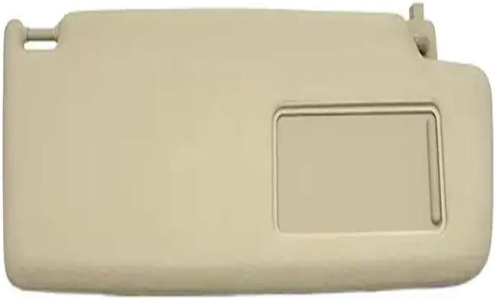 CXXSW [Replacement] Sonnenblendenbaugruppe vorne mit Spiegellampe, for VW, for Tiguan 2009-2015, Autoinnenausstattung-rechte Seite Beige von CXXSW