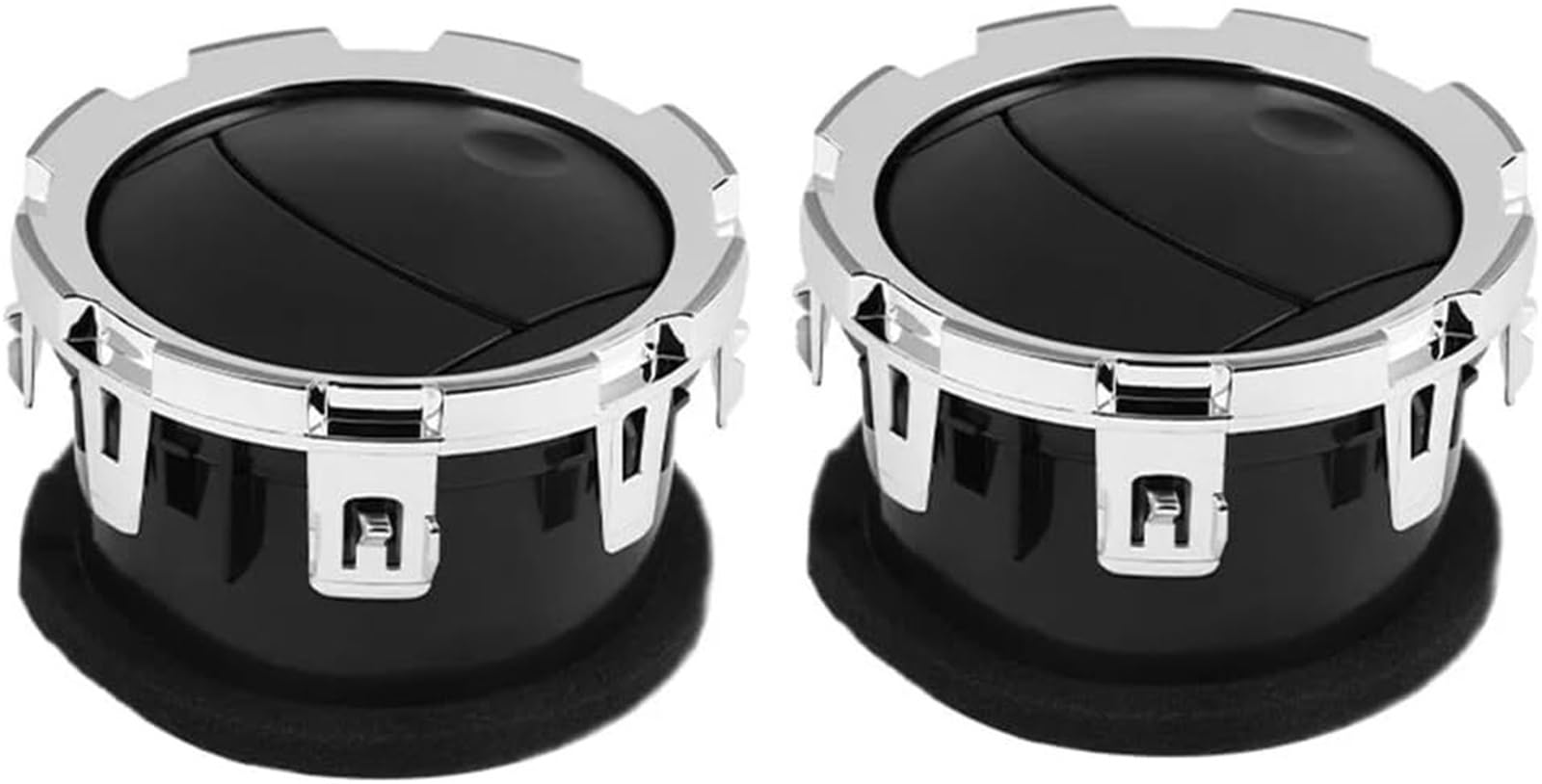 [Replacement] Armaturenbrett-Lamellen, Klimaanlagen-Heizlamellen, Lüftungsschlitze, Chrom, for Ford, for F250, for F350, for F450, for F550, for Super, for Duty, 8C3Z19893BA, for US-Lüftungsschlitze, von CXXSW