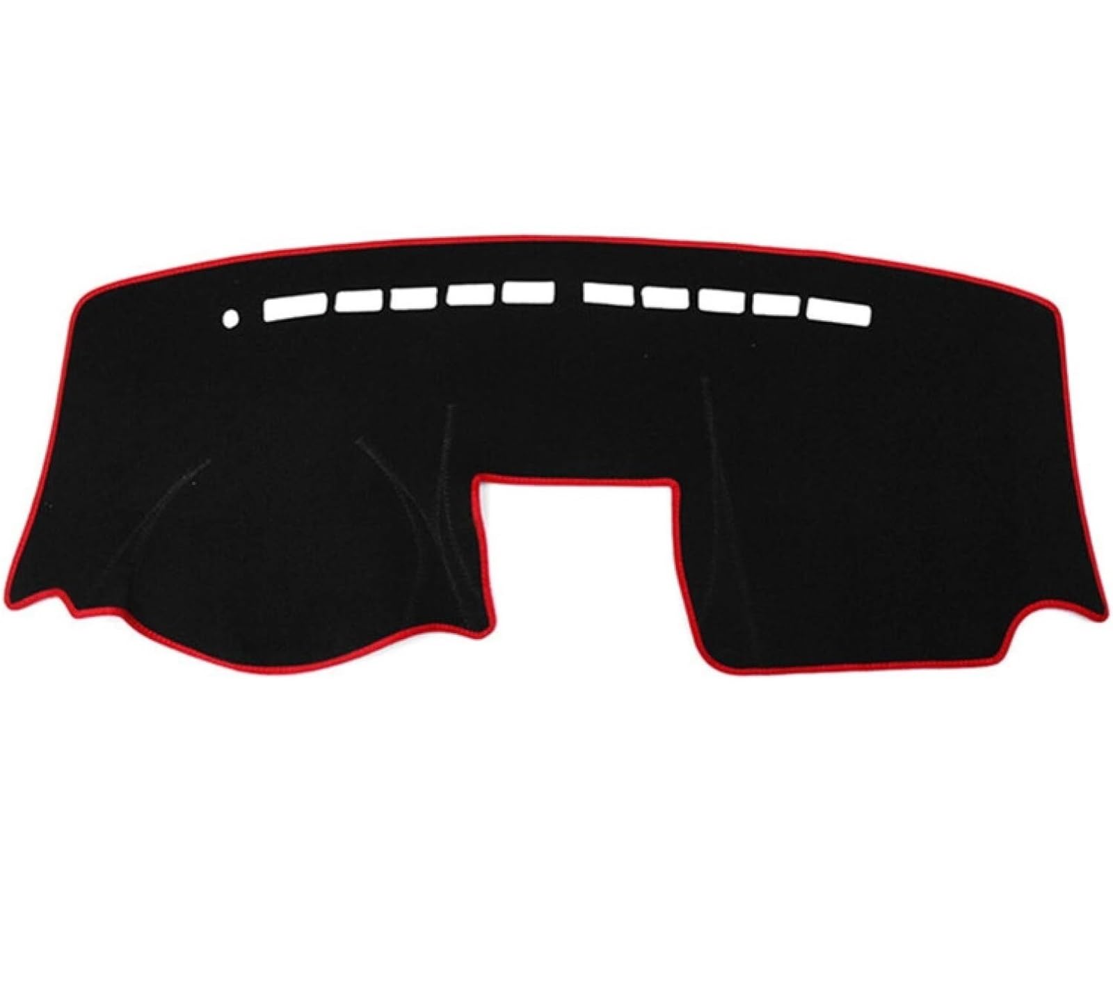[Replacement] Auto-Armaturenbrett-Abdeckung, for Armaturenbrettmatte, Armaturenbrett-Abdeckungsmatte, Sonnenschutz-Instrumententeppich, Auto-Styling-Zubehör, for Suzuki, for SX4 2009-2012-Schwarz(Rote von CXXSW