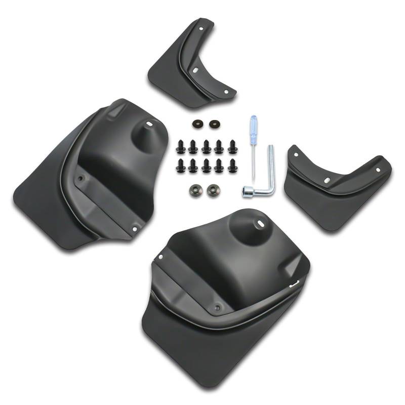 CYBERBEANS 4 STK Kotflügel für Tesla Model 3 Highland Zubehör 2024 2025 Auto Schmutzfänger Spritzschutz Ohne Bohren/Klebe Mud Flups für Alle Wetter Schutz Mud Guards von CYBERBEANS
