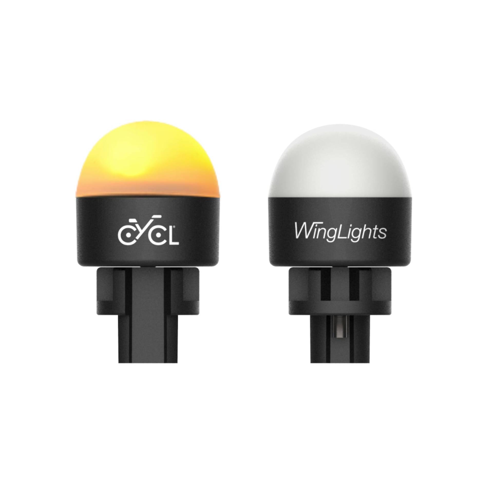 CYCL WingLights Pop for e-Scooters Blinker für Elektroroller | Blinker, kompatibel mit Lenker mit Profil Mond steigender Mond | Akku geladene LED Orange Blinklichter CYCL WingLights Pop for e-Scooters Blinker für Elektroroller | Blinker, kompatibel mit Lenker mit Profil Mond steigender Mond | Akku geladene LED Orange Blinklichter von CYCL