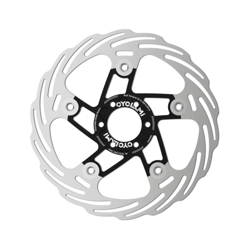 CYCLAMI Fahrrad Bremsscheibe Deore 160mm Scheibenbremsrotor Geeignet für Mountainbikes, Rennräder von CYCLAMI