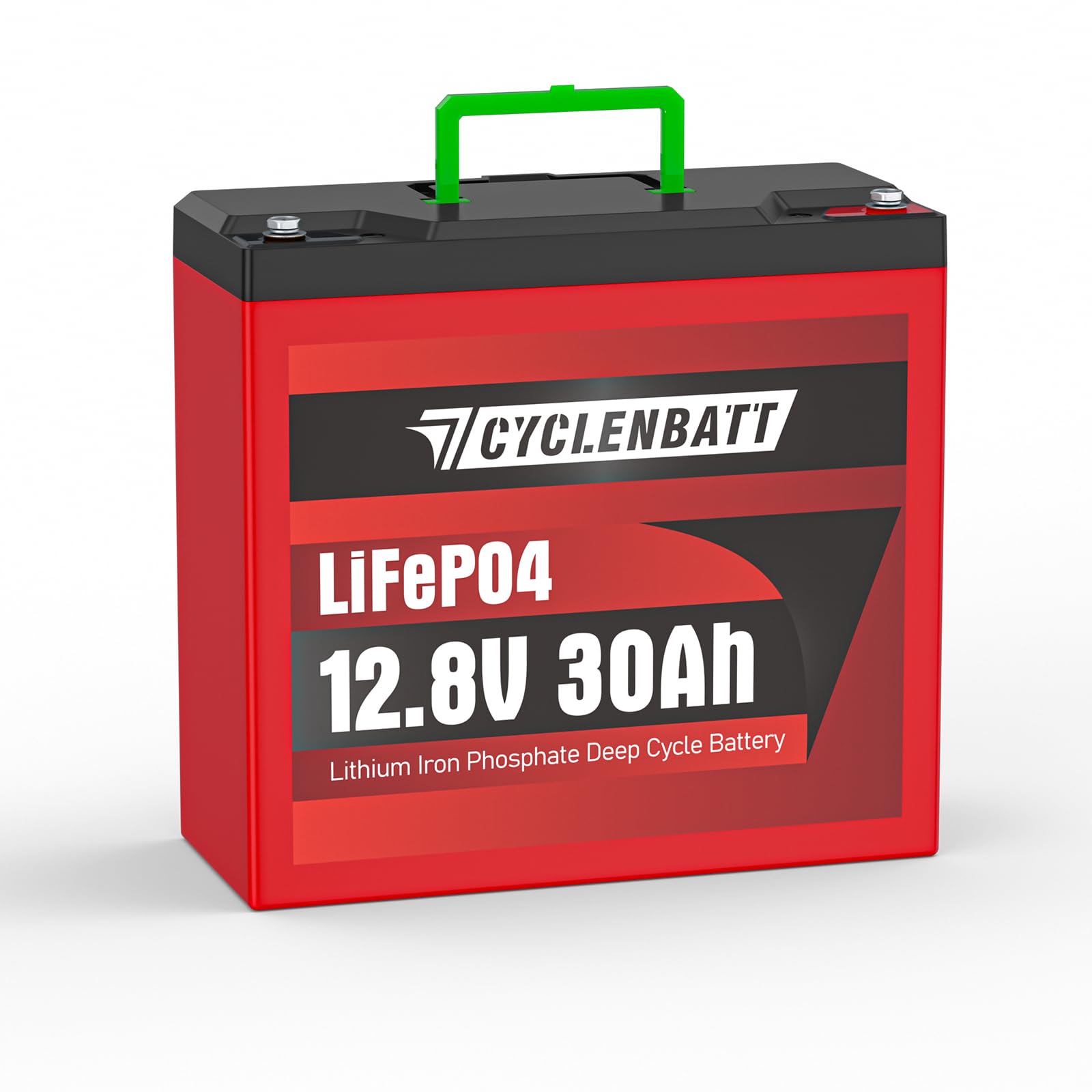 CYCLENBATT 12V 30Ah LiFePO4 Lithiumbatterie, wiederaufladbare Lithium Eisenphosphat Batterie mit über 5000 Tiefer Zyklus und integriertem 20A BMS für Elektrofahrzeuge, Fischfinder,Solar, Camping usw. CYCLENBATT 12V 30Ah LiFePO4 Lithiumbatterie, wiederaufladbare Lithium Eisenphosphat Batterie mit über 5000 Tiefer Zyklus und integriertem 20A BMS für Elektrofahrzeuge, Fischfinder,Solar, Camping usw. von CYCLENBATT