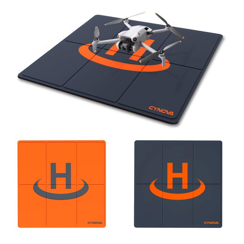 CYNOVA Drohnen Landeplatz,50cm / 20'' Universal Schnell Faltbar Landeplatz Drohne für Dji Mini 4K / DJI Air3 / Mini 4 Pro/Mini 3 Pro/Mini 2 /DJI FPV, Drohnen Zubehör(50cm) von CYNOVA