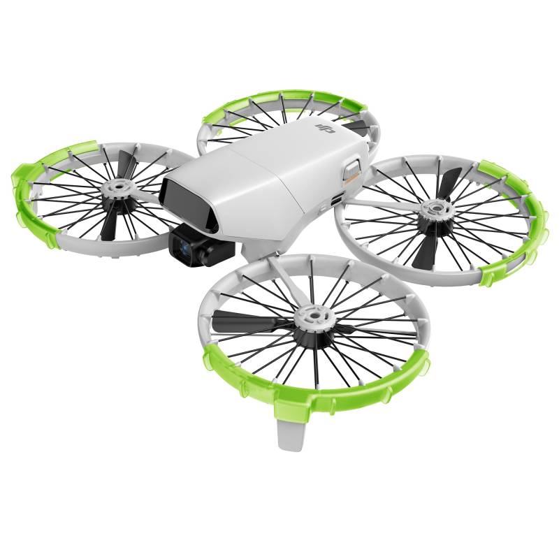 CYNOVA Propeller Guard für DJI Flip Zubehör, Protective Guard Bumper Ring für DJI Flip Drone Propeller Lünette Anti-Kollision Protektoren Prop Frame Abdeckung Guards Zubehör (Schwarz) (grün) von CYNOVA
