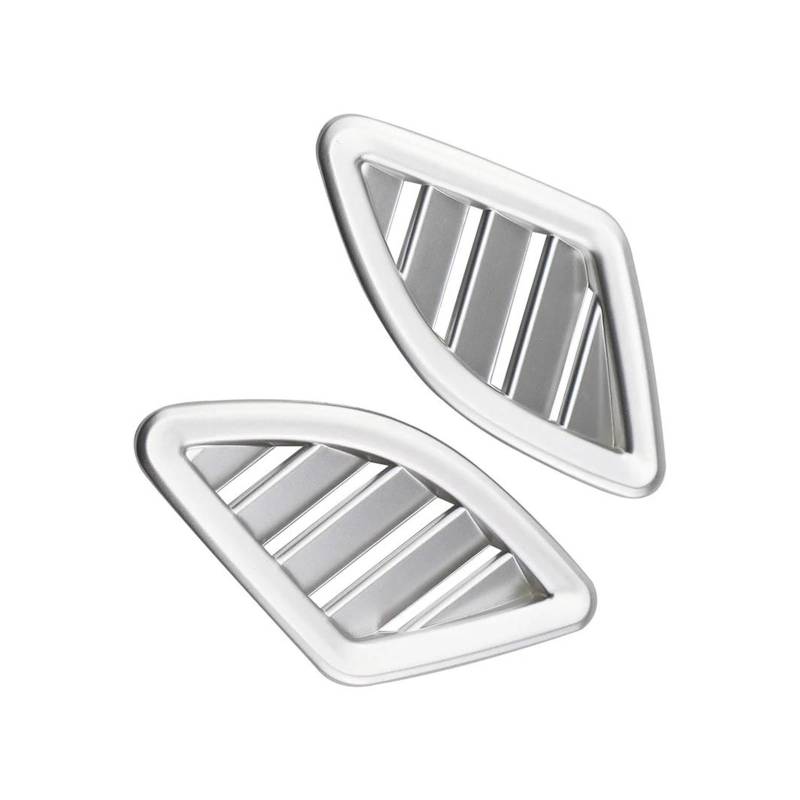 2Pcs Auto Front Klimaanlage Outlet Abdeckung Dekoration Aufkleber Trim Für B&MW X1 F48 2016-2022(Steel style 2) von CYPMDW