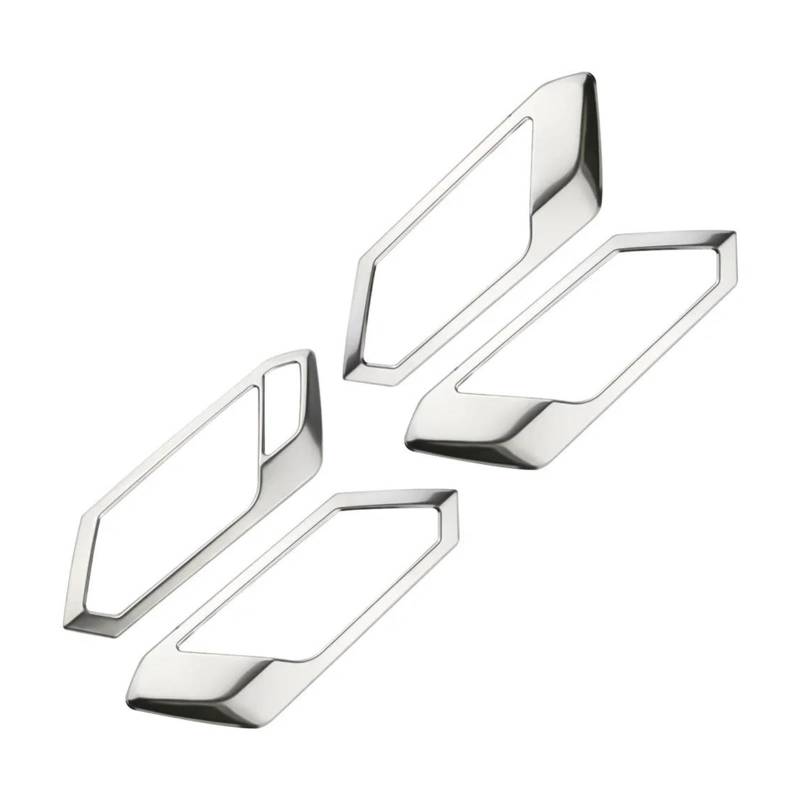 4Pcs Edelstahl Auto Innen Türgriff Abdeckung Aufkleber Trim Für VW Für T-R&OC 2018 2019 2020 2021 2022 2023 2024 von CYPMDW