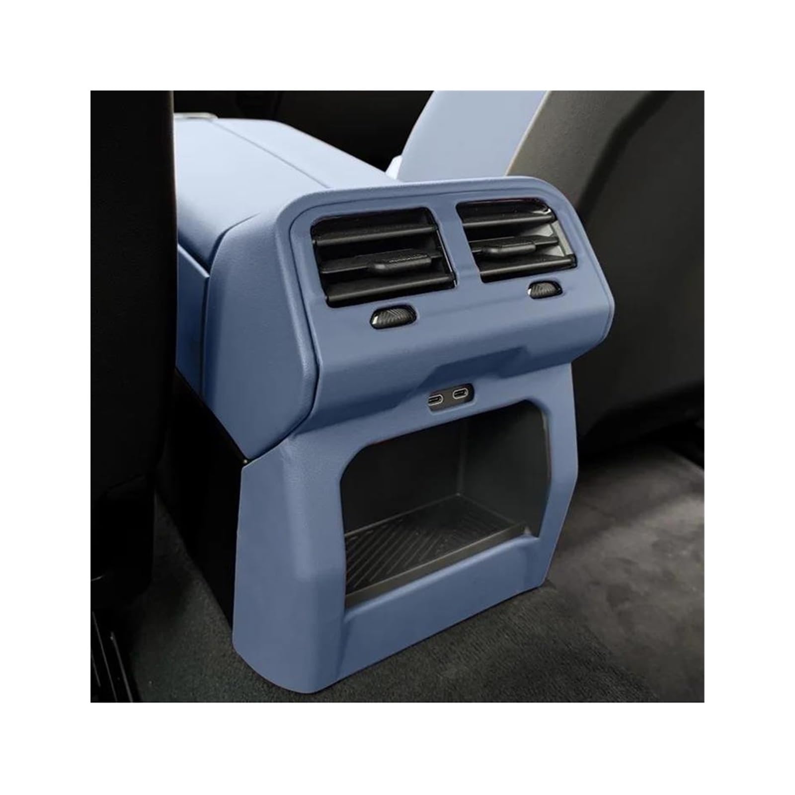 Auto Aufkleber Hinten Klimaanlage Air Outlet Schutzhülle Vent Kick Für B&MW 5er G60 I5 2024(Blue) von CYPMDW