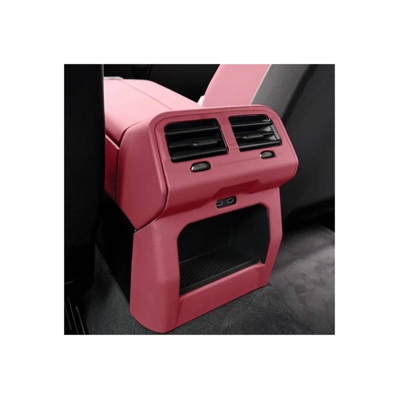 Auto Aufkleber Hinten Klimaanlage Air Outlet Schutzhülle Vent Kick Für B&MW 5er G60 I5 2024(Red) von CYPMDW