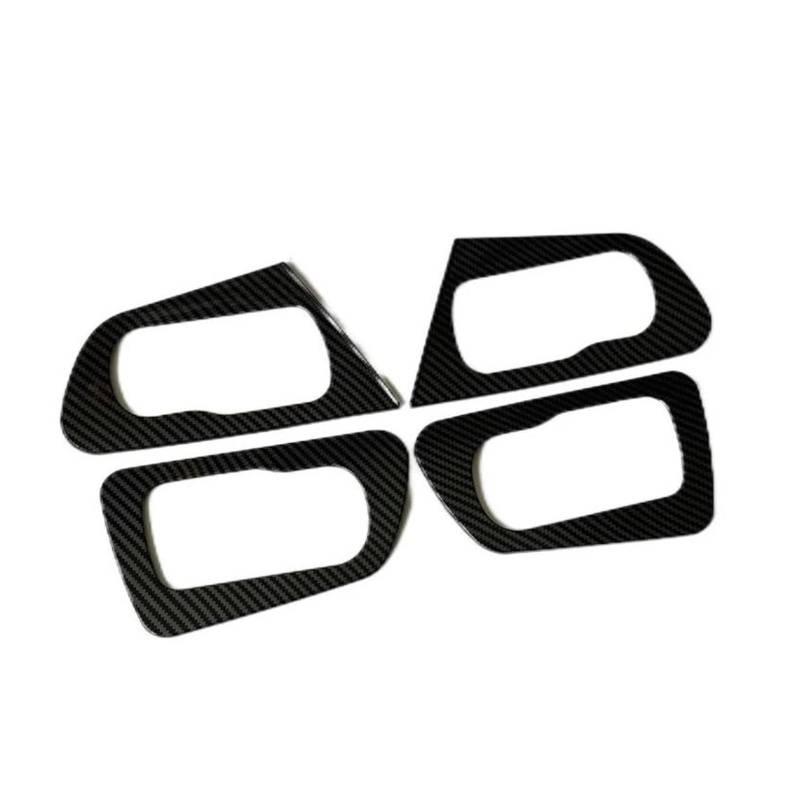 Auto Carbon Fiber Textur Innen Türgriff Abdeckung Trim Für N&issan Für Qashqai J10 2007 2008 2009 2010 2011 2012 2013 J10 von CYPMDW