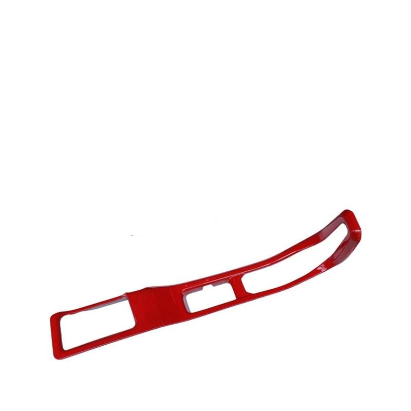 Auto Front Wasser Tasse Halter Dekoration Abdeckung Getriebe Shift Panel Abdeckung Für Jeep Für Wrangler JL 2018-2023(Red 4WD) von CYPMDW