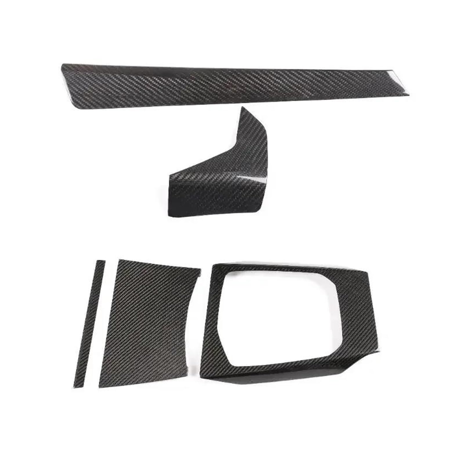 Auto Getriebe Panel Abdeckung Innen Kit Trim Aufkleber Für B&MW 3 4 Serie G20 G21 G22 2020 2021 2022(Set Carbon Fiber(Real)) von CYPMDW