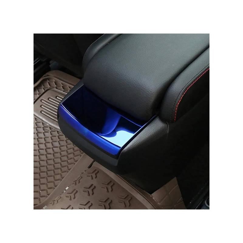 Auto Interior Center Console Armlehne Box Pailletten Abdeckung Für Civic 10th 2018 2019 2016 2017(Blue) von CYPMDW