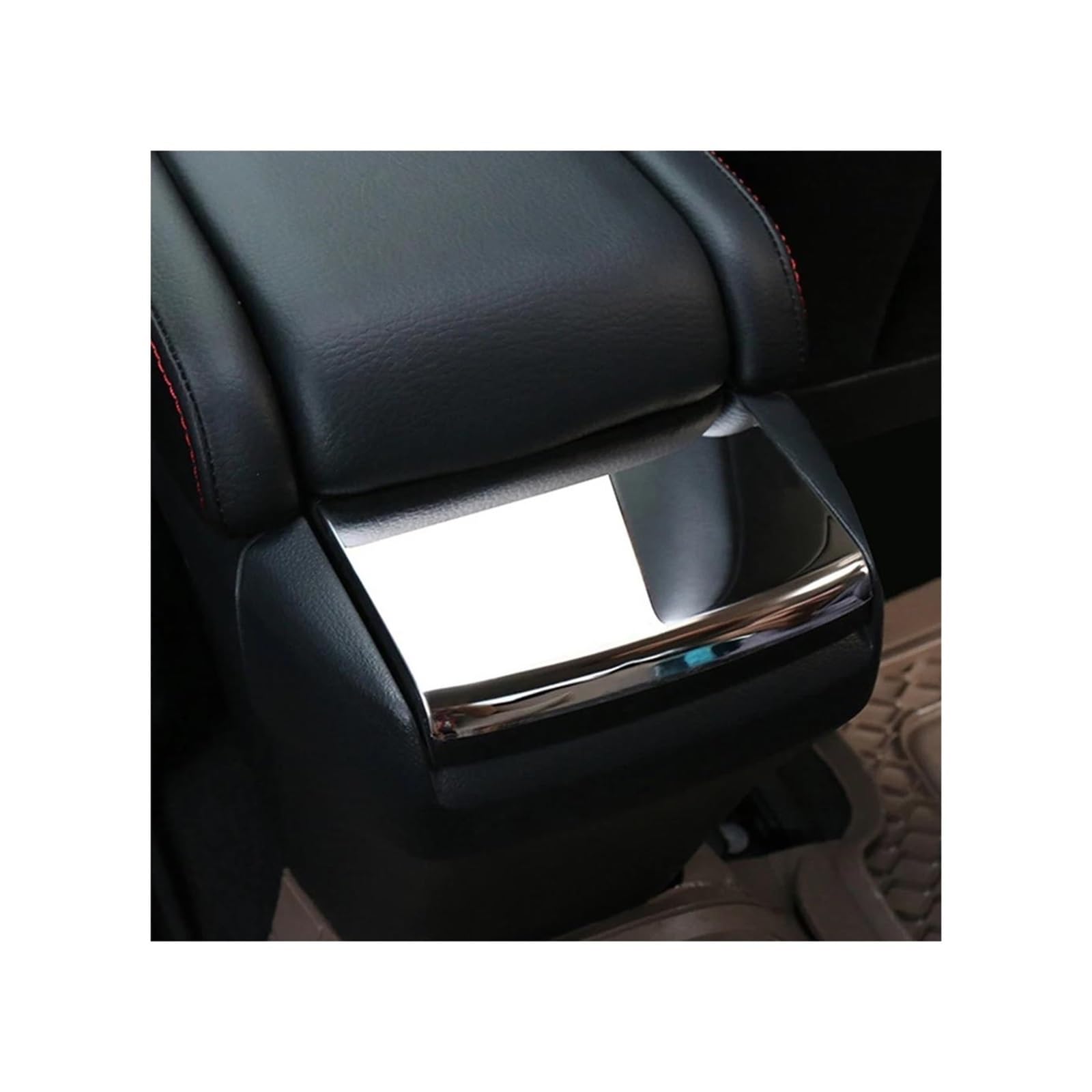 Auto Interior Center Console Armlehne Box Pailletten Abdeckung Für Civic 10th 2018 2019 2016 2017(Silber) von CYPMDW