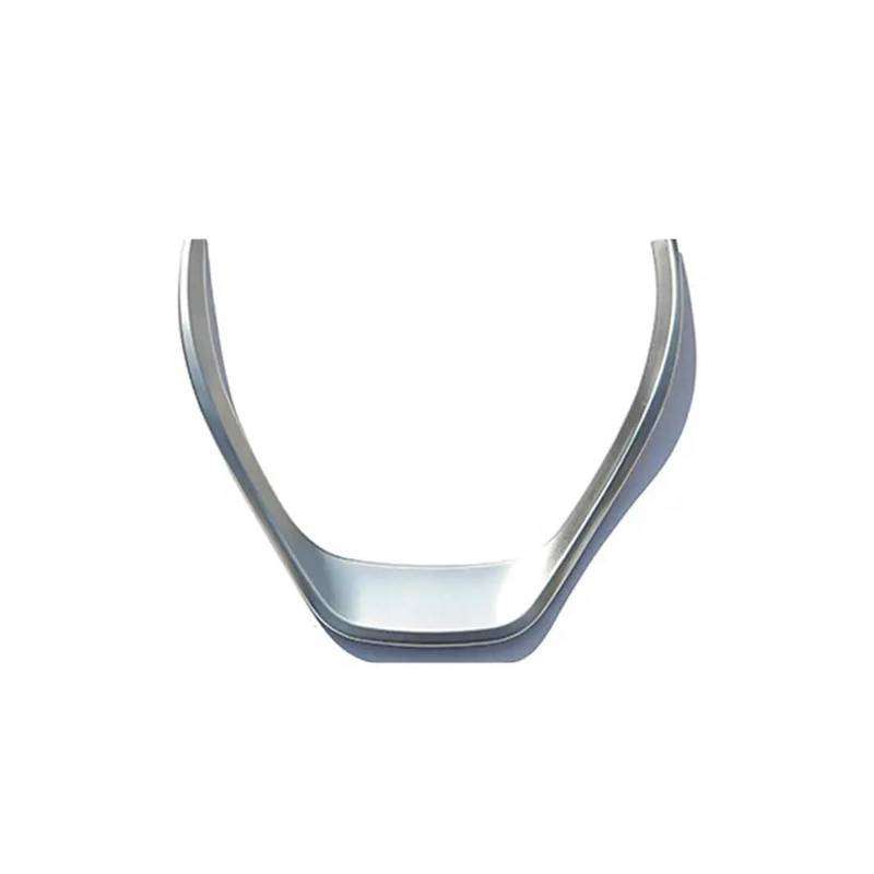Für B&MW 3 Serie F30 F32 F34 2013-2019 Auto Lenkrad Dekorative Rahmen Panel Abdeckung Trim(Silber) von CYPMDW