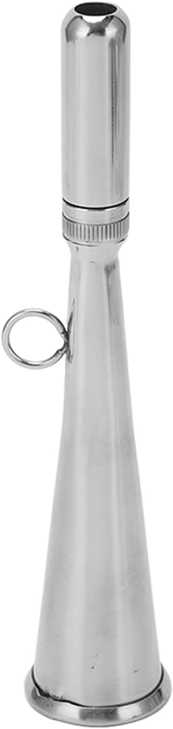 CYSFETENA Robustes Signal Horn Aus Rostfreiem Stahl, Leichtes Hand Nebelhorn, Boot Zubehör Mit Abnehmbarem Mundstück, Geeignet Für Boote und Yachten CYSFETENA Robustes Signal Horn Aus Rostfreiem Stahl, Leichtes Hand Nebelhorn, Boot Zubehör Mit Abnehmbarem Mundstück, Geeignet Für Boote und Yachten von CYSFETENA