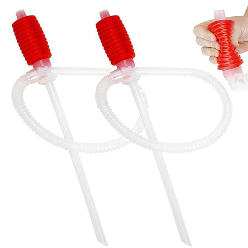 2pcs Kraftstoff Umfüllpumpe Öl, Strapazierfähigen Siphonschläuchen, Absaugpumpe Und Umfüllpumpe Mit Siphon, Umfülllpumpe Handpumpe Flüssigkeit, Für Benzin Gas Öl Kraftstoff Benzin Diesel Wasser. von CZlinOduMMX