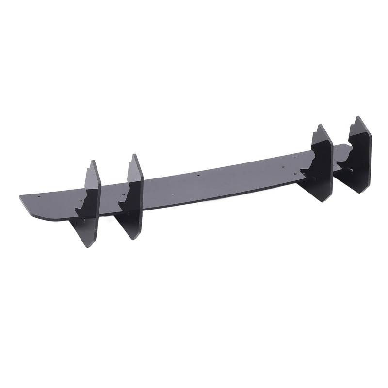 Heck -Stoßfänger Lippen -Diffusor -Flossen Anti -Kollisions -Spoiler für GR86 2022, Glänzend Schwarz, 4 Flossen Design, mit Hardware -Kit, Gebaut aus ABS -Material von CaCaCook