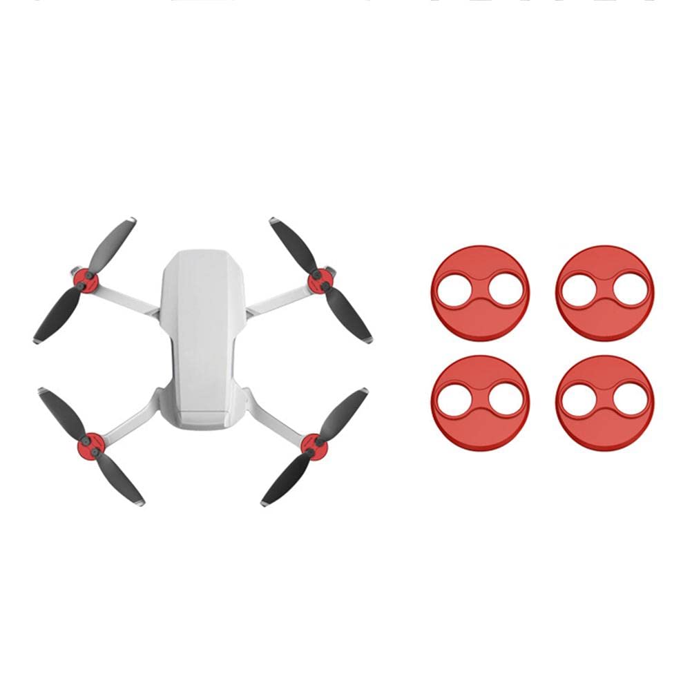 Mini 3 Pro Motorkappe Aluminium Schutzhülle Kompatibel für DJI Mini 3 Pro/SE/2 Staubdicht Wasserdicht Motorabdeckungs Drohnenzubehör, 4 Stück von CaCaCook