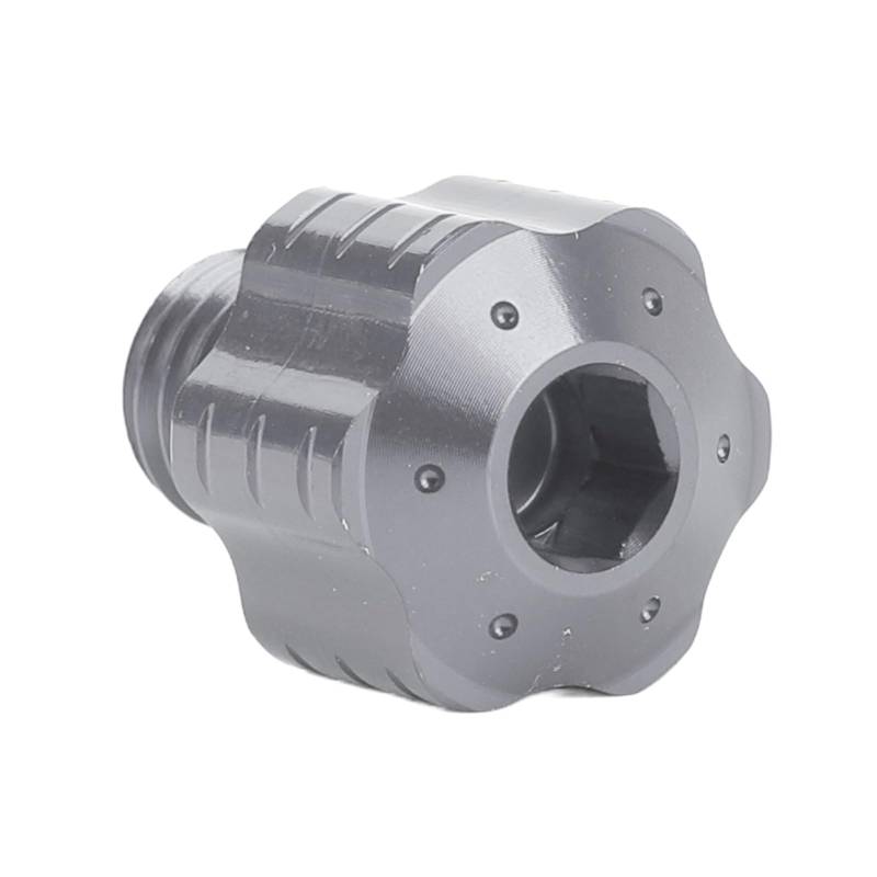 Rückspiegellochstopfen aus Aluminiumlegierung, CNC-gefräste Motorradspiegellochschrauben, 10-mm-Passform mit Eloxierter Farbe für Motorräder (Ti Farbe) von CaCaCook