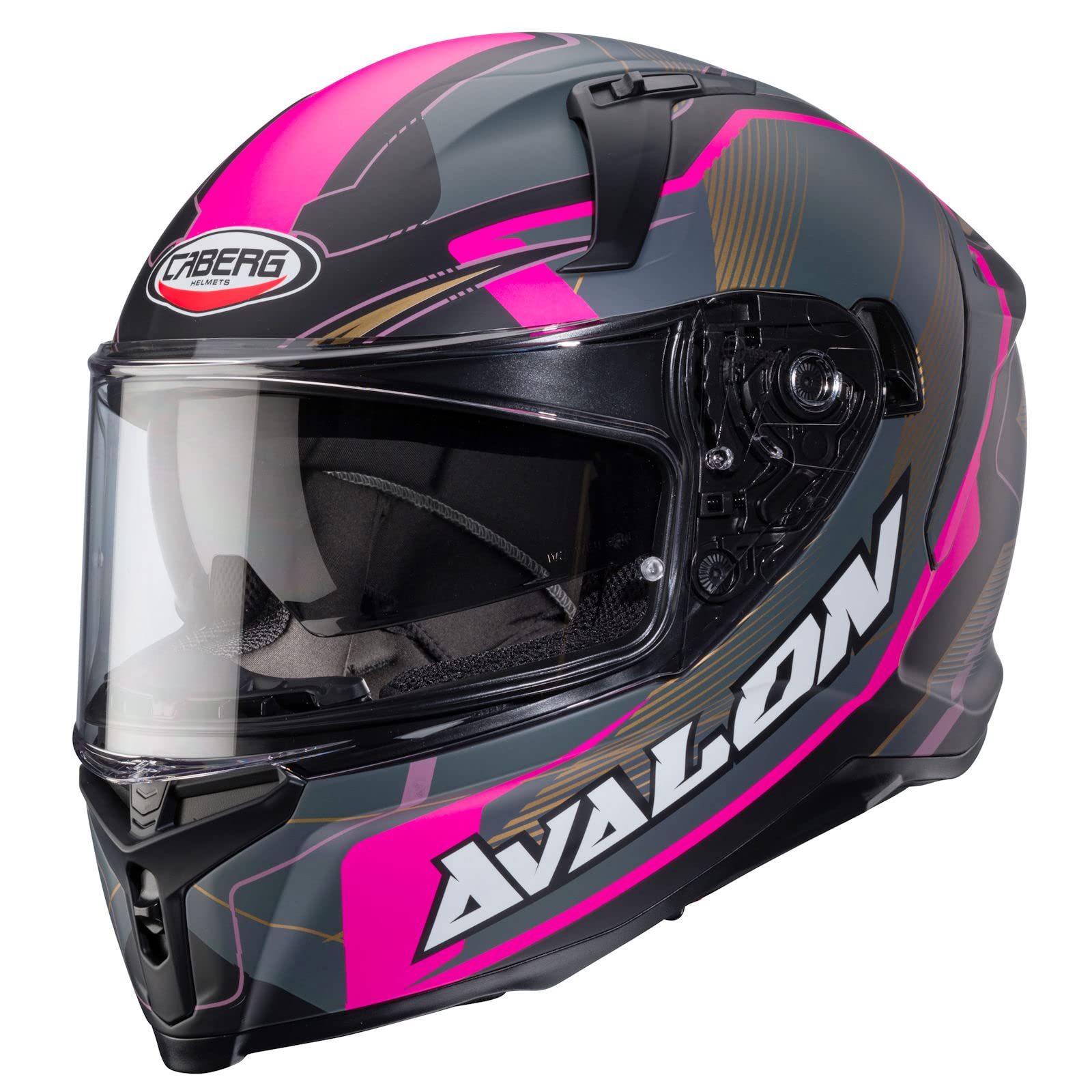 CABERG HELMET AVALON X OPTIC MATT BLACK/GREY/FUCHSIA XS CABERG HELMET AVALON X OPTIC MATT BLACK/GREY/FUCHSIA XS von Caberg