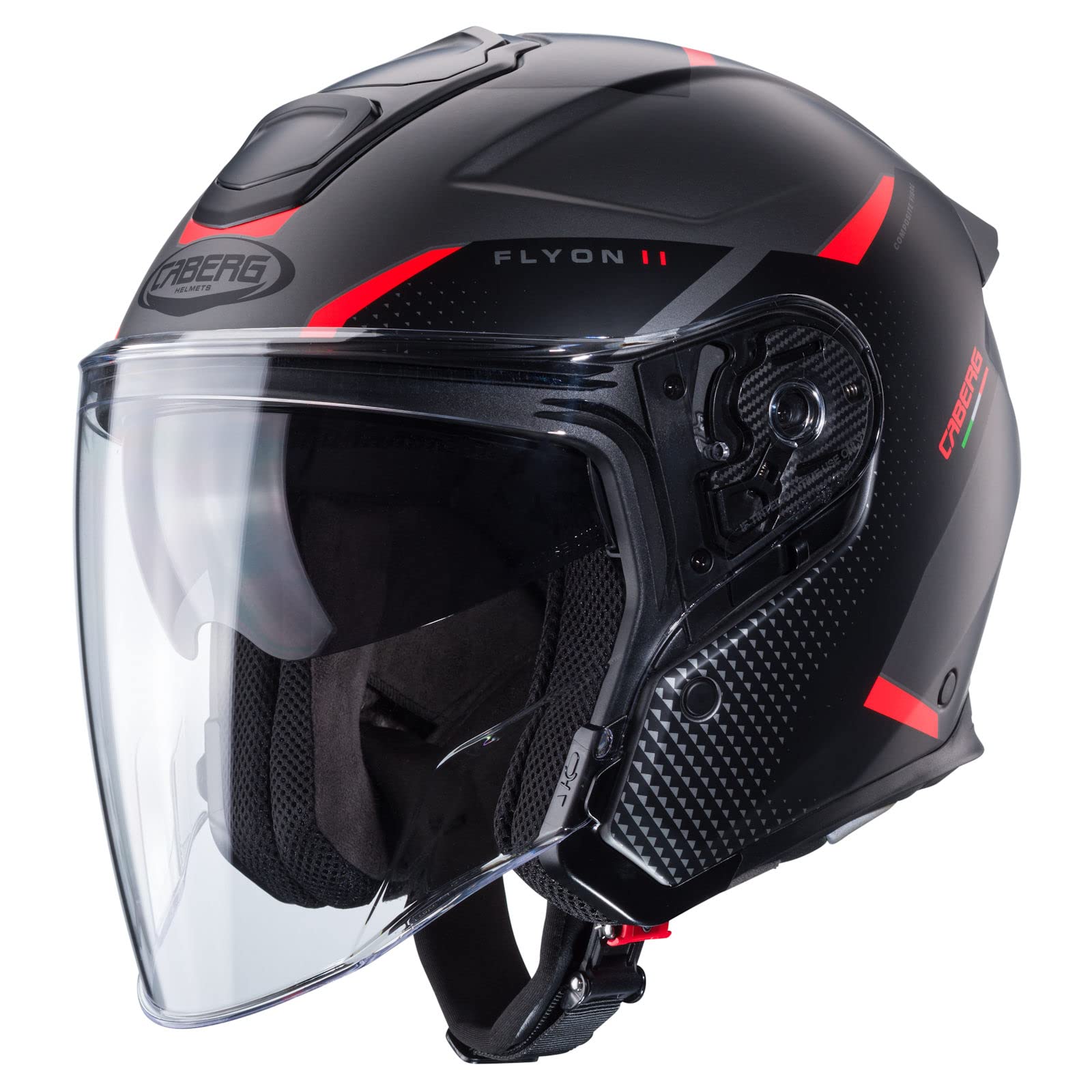 CABERG HELMET FLYON II BOSS MATT GREY/RED/BLACK L CABERG HELMET FLYON II BOSS MATT GREY/RED/BLACK L von Caberg