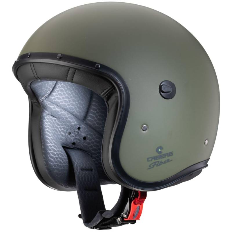 CABERG HELMET JET FREERIDE X MATT MILITARY GREEN L von Caberg