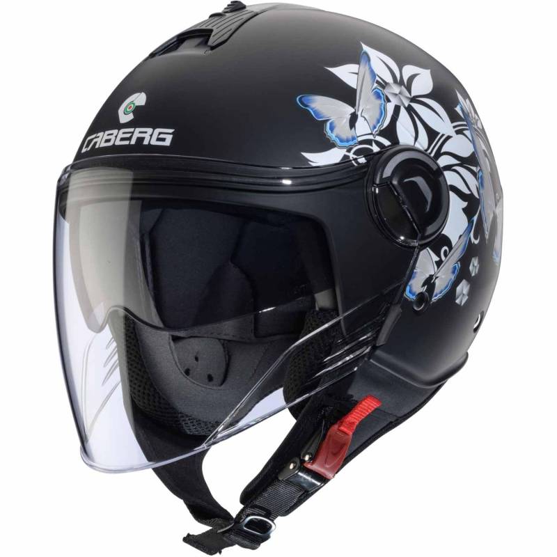 CABERG HELMET RIVIERA V4X MIA MATT BLACK/WHITE/GREY M von Caberg