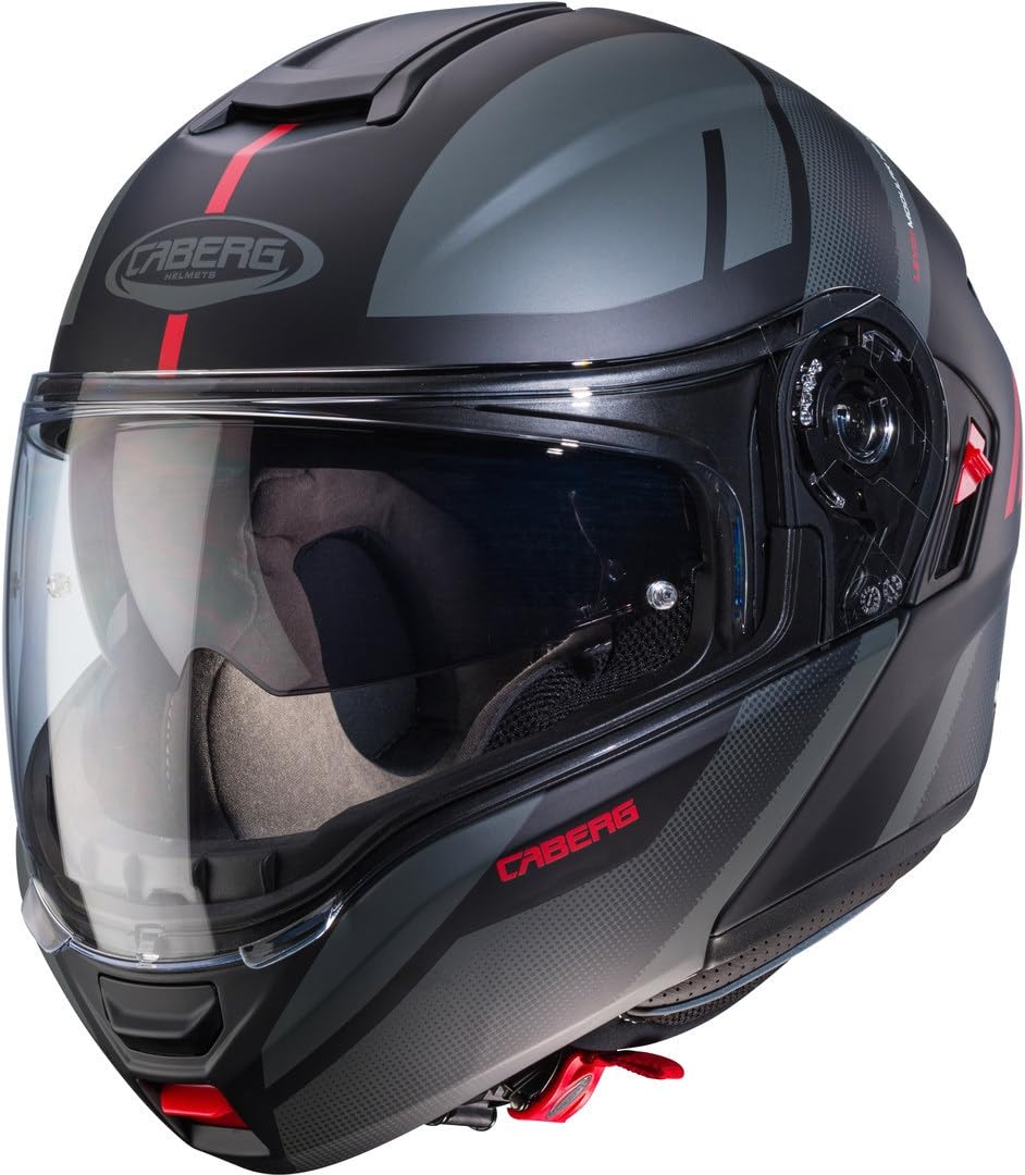 CABERG LEVO X MANTA MATT BLACK/ANTHRACITE/RED S CABERG LEVO X MANTA MATT BLACK/ANTHRACITE/RED S von Caberg