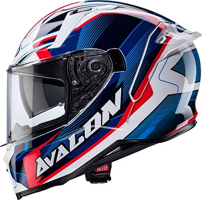 Caberg Avalon X Optic, Integralhelm - Weiß/Blau/Rot - M von Caberg