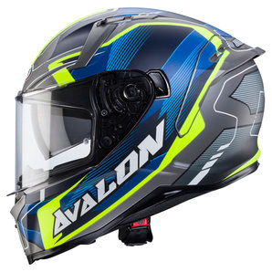 Caberg Avalon X Optic Integralhelm Grau Blau Gelb Caberg Avalon X Optic Integralhelm Grau Blau Gelb von Caberg