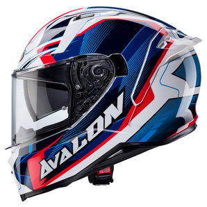 Caberg Avalon X Optic Integralhelm Weiss Blau Rot Caberg Avalon X Optic Integralhelm Weiss Blau Rot von Caberg