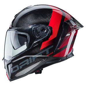 Caberg Drift Evo Carbon Sonic Integralhelm Anthrazit Rot von Caberg