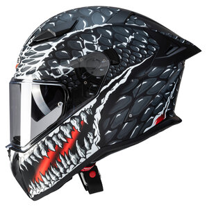 Caberg Drift Evo II Crok Integralhelm Matt Schwarz Anthrazit Rot von Caberg