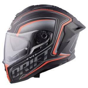 Caberg Drift Evo Integra Integralhelm Matt Schwarz Rot von Caberg