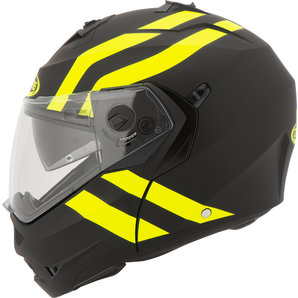 Caberg Duke II Superlegend Klapphelm Matt Schwarz Gelb von Caberg