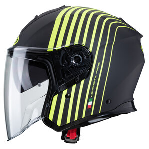 Caberg Flyon Bakari Jethelm Matt Schwarz Neon von Caberg