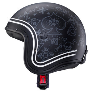 Caberg Freeride Tattoo Jethelm Matt Schwarz Anthrazit Caberg Freeride Tattoo Jethelm Matt Schwarz Anthrazit von Caberg