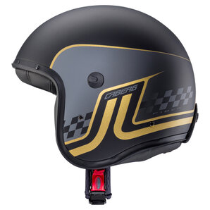 Caberg Freeride Trophy Jethelm Matt Schwarz Grau Gold von Caberg