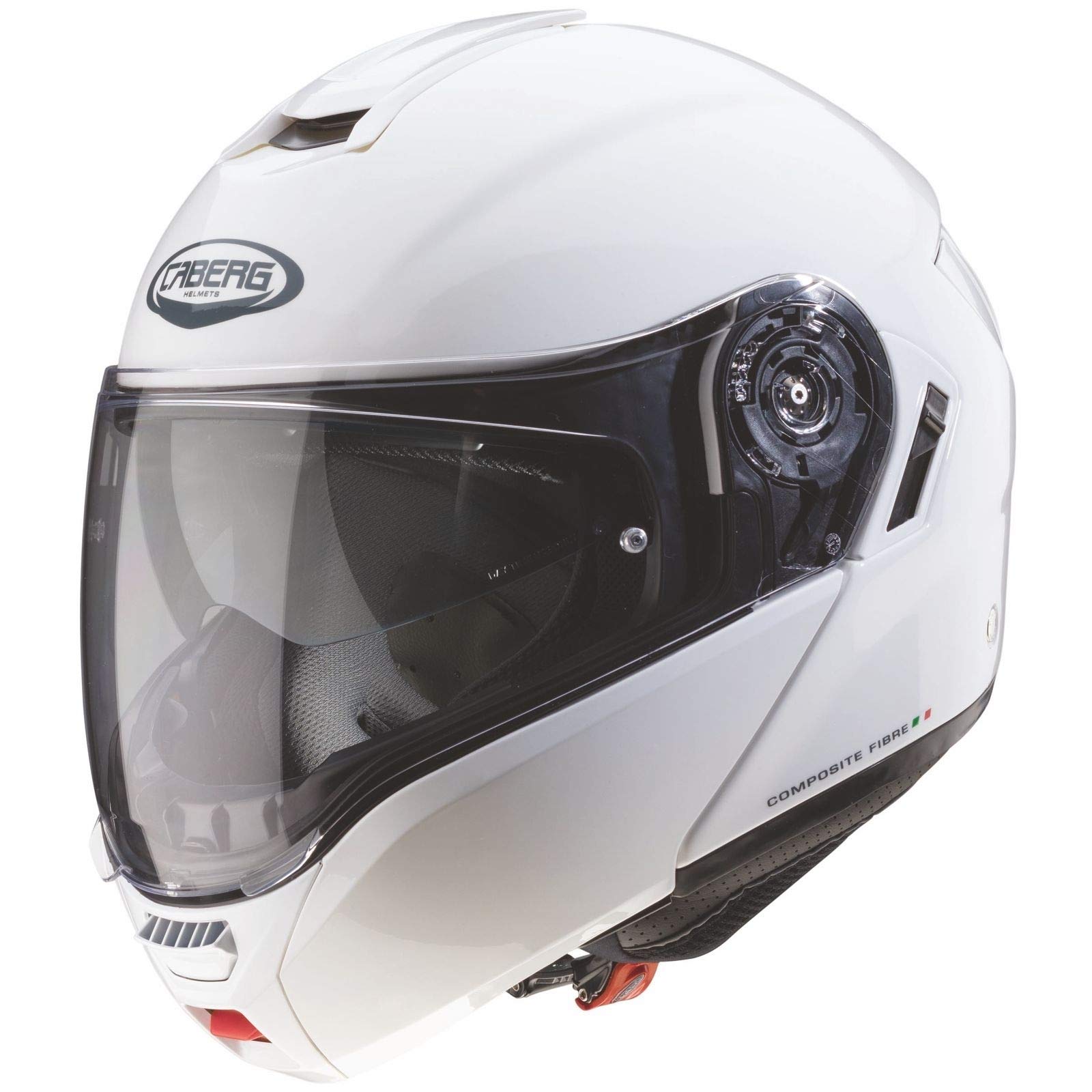 Caberg Herren Levo Motorradhelm, Weiß, XL von Caberg