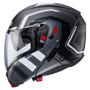 Caberg Horus X Road Klapphelm Schwarz Weiss von Caberg