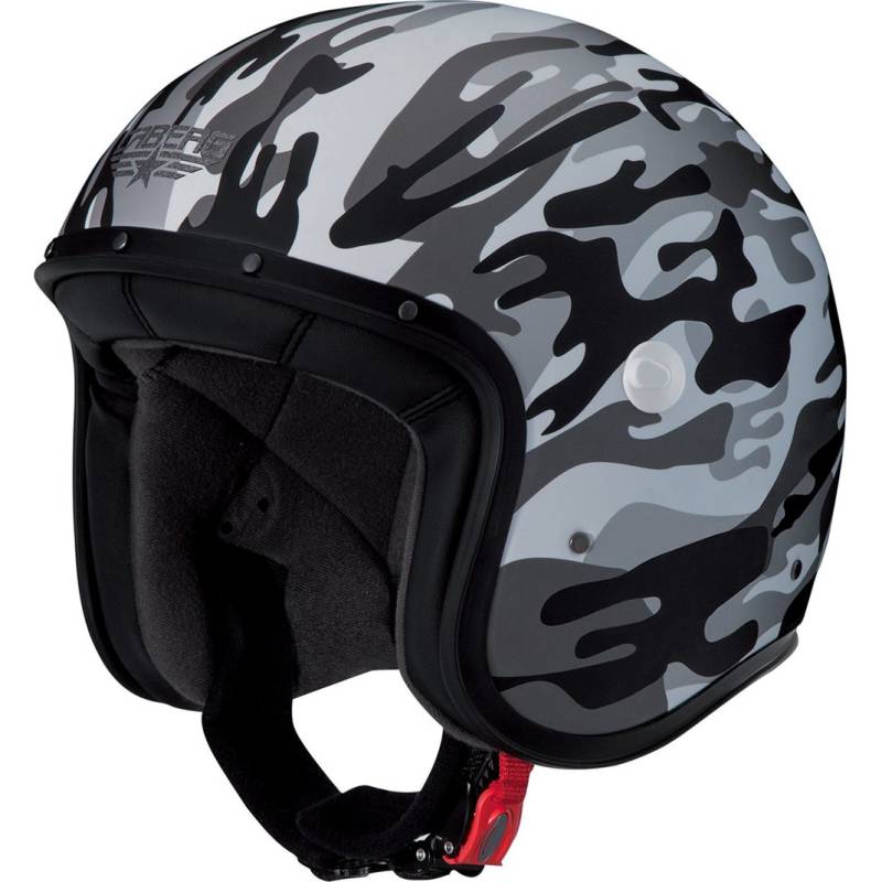 Caberg Jethelm Freeride Commander Camouflage weiß matt/grau, Größe XL von Caberg