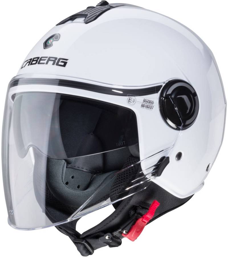 Caberg Riviera V4 X Jethelm (White Metallic,L (59/60)) von Caberg