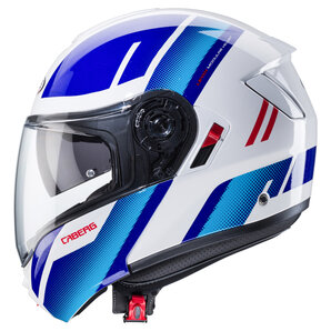 Caberg Levo X Manta Klapphelm Weiss Blau Rot Caberg Levo X Manta Klapphelm Weiss Blau Rot von Caberg