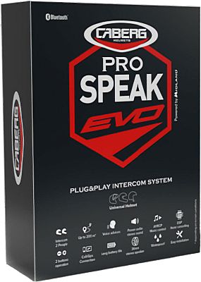 Caberg Pro Speak Evo, Kommunikationssystem - Schwarz von Caberg